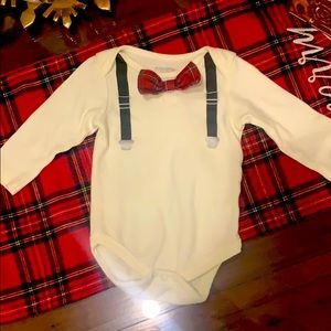 Onesie with bow tie